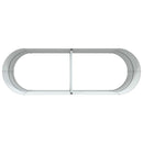 vidaXL Emelt Ágy Barna 240 x 80 x 81 cm Acél