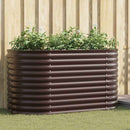 vidaXL Emelt Ágy Barna 160 x 80 x 81 cm Acél