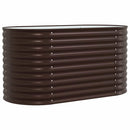 vidaXL Emelt Ágy Barna 160 x 80 x 81 cm Acél