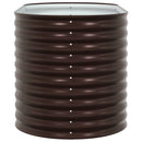 vidaXL Kerti magaságyás Barna 160 x 80 x 81 cm Acél