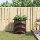 vidaXL Emelt Ágy Barna 80 x 80 x 81 cm Acél