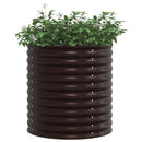vidaXL Emelt Ágy Barna 80 x 80 x 81 cm Acél