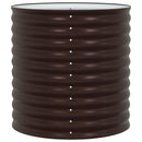 vidaXL Emelt Ágy Barna 80 x 80 x 81 cm Acél
