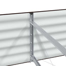 vidaXL Kerti magaságyás Barna 320 x 80 x 44 cm Acél