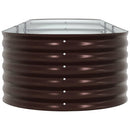 vidaXL Emelt Ágy Barna 320 x 80 x 44 cm Acél