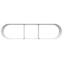 vidaXL Kerti magaságyás Barna 320 x 80 x 44 cm Acél