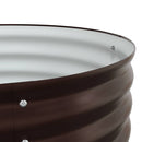 vidaXL Kerti magaságyás Barna 240 x 80 x 44 cm Acél