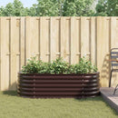 vidaXL Emelt Ágy Barna 160 x 80 x 44 cm Acél