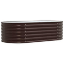 vidaXL Emelt Ágy Barna 160 x 80 x 44 cm Acél