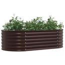vidaXL Emelt Ágy Barna 160 x 80 x 44 cm Acél