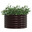 vidaXL Emelt Ágy Barna 80 x 80 x 44 cm Acél