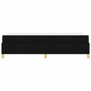 vidaXL Boxrugós ágy matracmal Fekete és Fehér 90 x 200 cm szövet