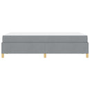 vidaXL Boxrugós ágy matracmal Világosszürke és Fehér és Világosszürke