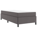 vidaXL Ágykeret matracmal Szürke 80 x 200 cm szövet