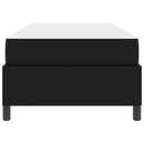 vidaXL Ágykeret matraccal matracmal Fekete 90 x 190 cm Műbőr