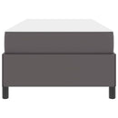vidaXL Ágykeret matraccal matracmal Szürke 90 x 190 cm Műbőr
