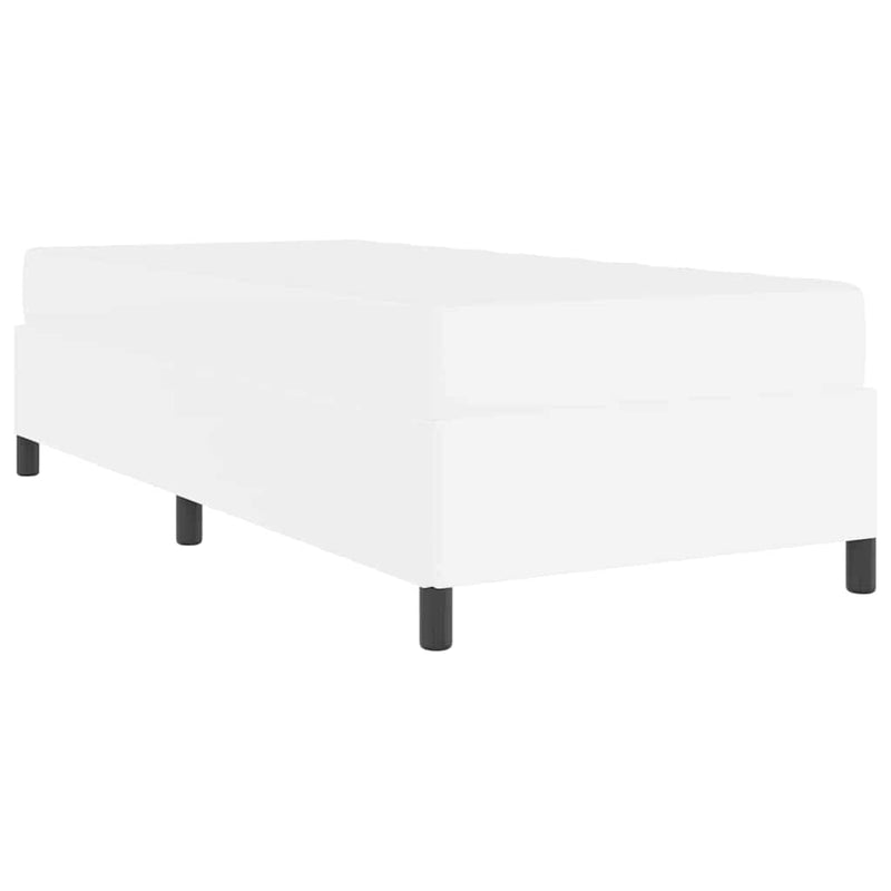 vidaXL Ágykeret matraccal matracmal Fehér 90 x 200 cm Műbőr