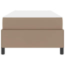 vidaXL Ágykeret matraccal matracmal Cappuccino 90 x 200 cm Műbőr