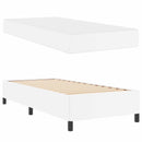 vidaXL Ágykeret matracmal Fehér 100 x 200 cm szövet