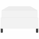 vidaXL Ágykeret matraccal matracmal Fehér 100 x 200 cm Műbőr