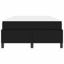 vidaXL Ágykeret matraccal matracmal Fekete 120 x 200 cm Műbőr