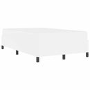vidaXL Ágykeret matraccal matracmal Fehér 120 x 200 cm Műbőr
