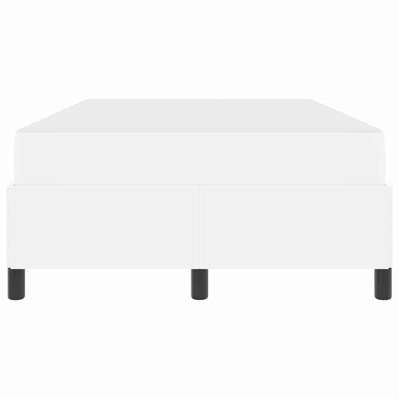 vidaXL Ágykeret matraccal matracmal Fehér 120 x 200 cm Műbőr