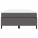 vidaXL Ágykeret matraccal matracmal Szürke 120 x 200 cm Műbőr