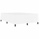 vidaXL Ágykeret matraccal matracmal Fehér 140 x 190 cm Műbőr