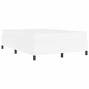 vidaXL Ágykeret matraccal matracmal Fehér 140 x 190 cm Műbőr