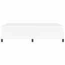 vidaXL Ágykeret matraccal matracmal Fehér 140 x 200 cm Műbőr