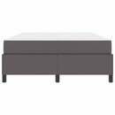 vidaXL Ágykeret matraccal matracmal Szürke 160 x 200 cm Műbőr