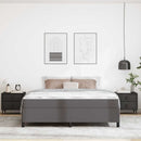 vidaXL Ágykeret matraccal matracmal Szürke 180 x 200 cm Műbőr