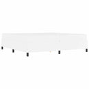 vidaXL Ágykeret matraccal matracmal Fehér 200 x 200 cm Műbőr