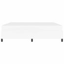 vidaXL Ágykeret matraccal matracmal Fehér 200 x 200 cm Műbőr