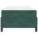 vidaXL Ágykeret Sötétzöld és zöld és fehér 80 x 200 cm Bársony