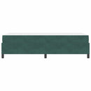 vidaXL Ágykeret Sötétzöld és zöld és fehér 80 x 200 cm Bársony