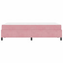 vidaXL Ágykeret matracmal Rózsaszín és fehér 120 x 200 cm Bársony