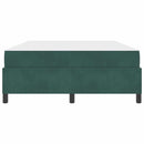 vidaXL Ágykeret Sötétzöld és zöld és fehér 160 x 200 cm Bársony