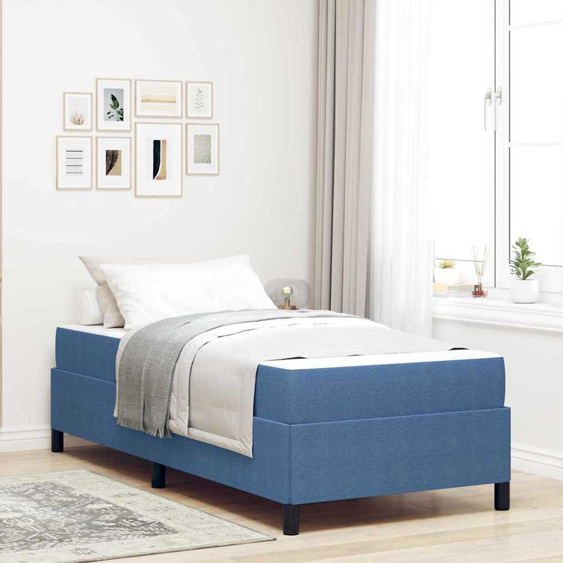 vidaXL Ágykeret Kék 80 x 200 cm Bársony anyag
