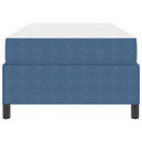 vidaXL Ágykeret matracmal Kék 80 x 200 cm szövet