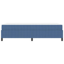 vidaXL Ágykeret matracmal Kék 80 x 200 cm szövet