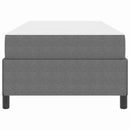 vidaXL Ágykeret Világosszürke 90 x 200 cm Bársony anyag