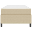 vidaXL Ágykeret matracmal Világos Zöld Szürke 90 x 200 cm szövet