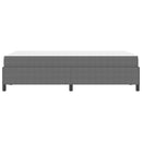 vidaXL Ágykeret matracmal Világosszürke 120 x 200 cm szövet