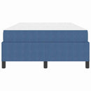 vidaXL Ágykeret matracmal Kék 120 x 200 cm szövet