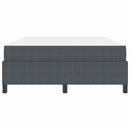 vidaXL Ágykeret matracmal Sötétszürke 140 x 200 cm szövet
