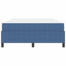 vidaXL Ágykeret matracmal Kék 140 x 200 cm szövet