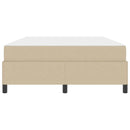 vidaXL Ágykeret matracmal Világos Zöld Szürke 140 x 200 cm szövet