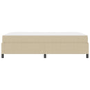 vidaXL Ágykeret matracmal Világos Zöld Szürke 140 x 200 cm szövet